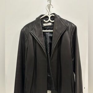George Women's Dark Leather Jacket